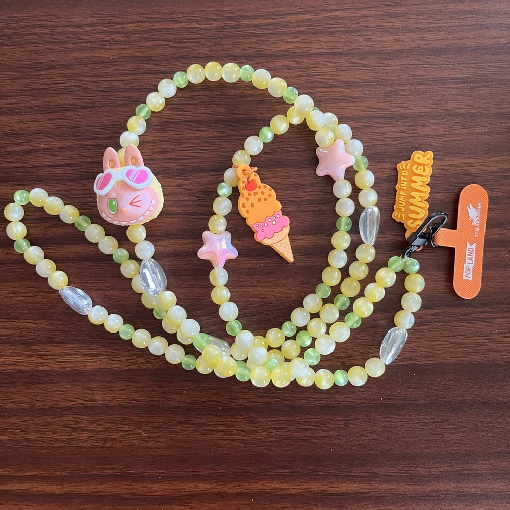 SOLD Pop Land Exclusive Phone Beaded Lanyard